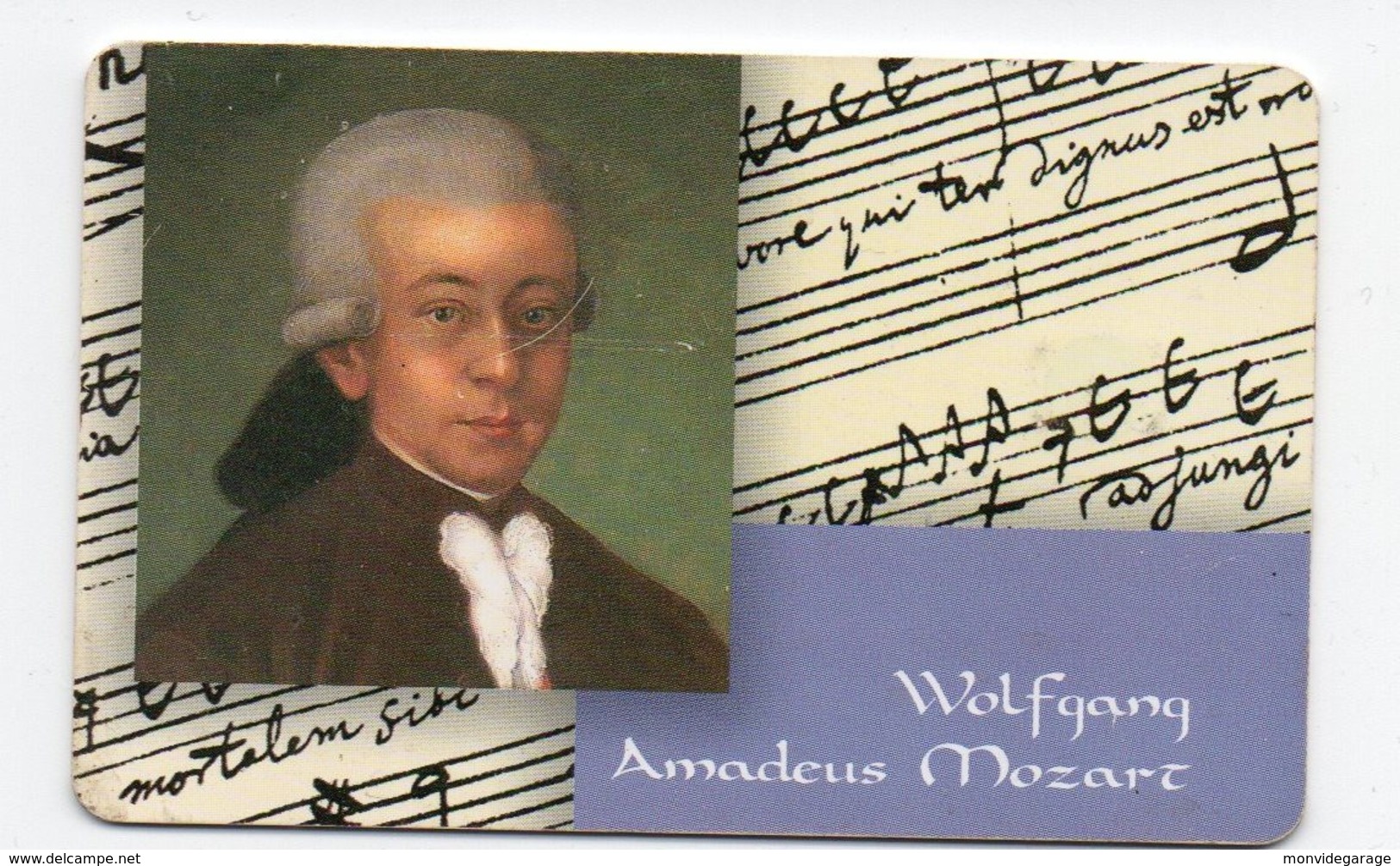 Télécarte Allemande - Wolfgang Amadeus Mozart - 12 DM - Andere & Zonder Classificatie