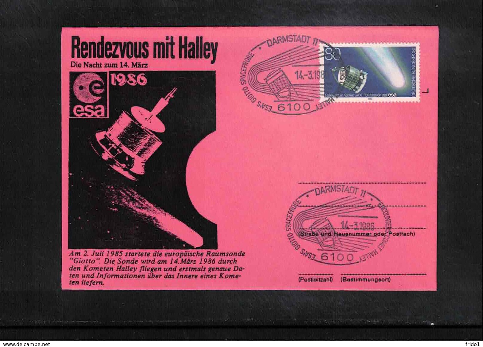 Germany / Deutschland 1986 Astronomy Halley Comet Interesting Cover - Astronomie