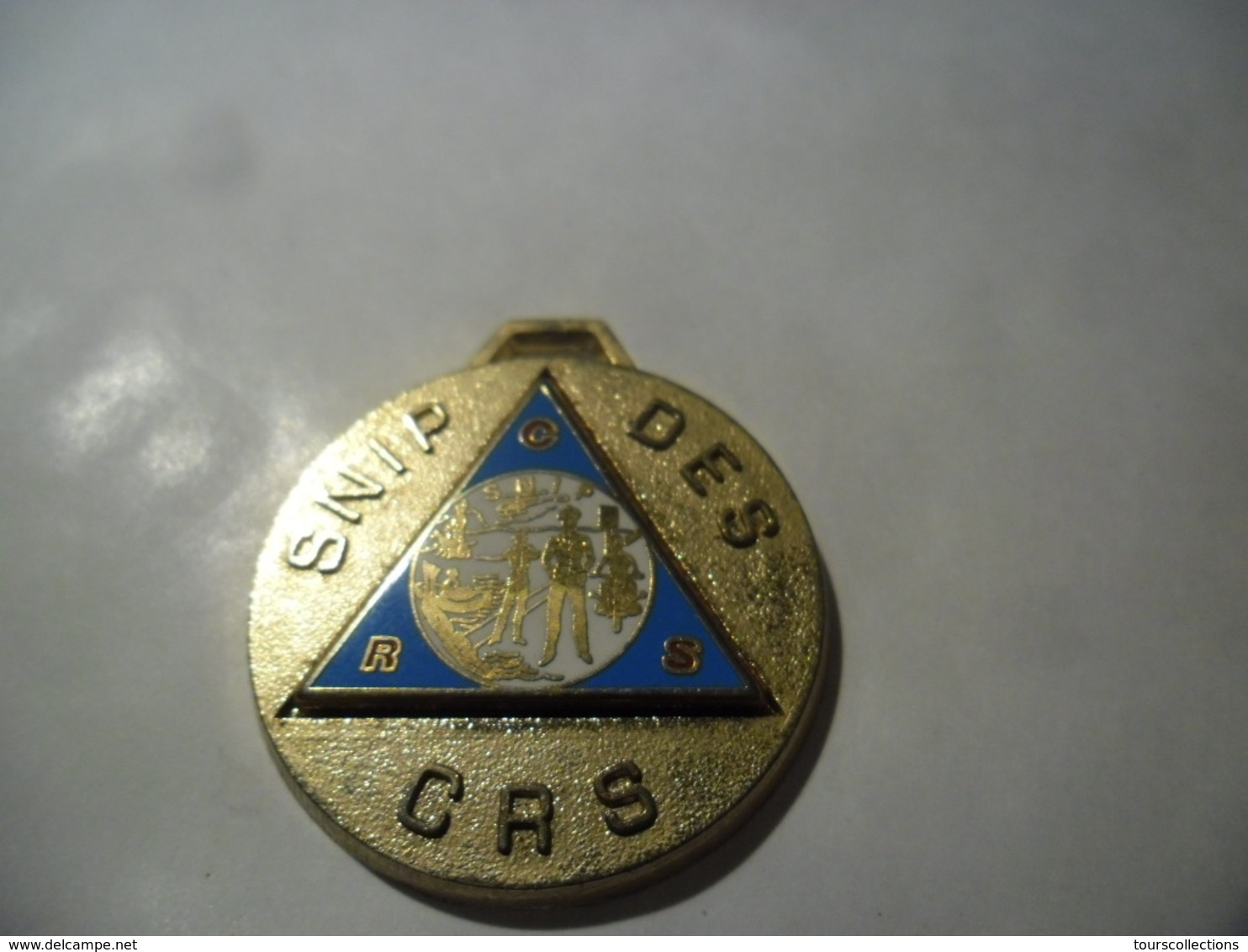 MEDAILLE METAL SNIP Des CRS (POLICE) @ 3,8 Cm - Police & Gendarmerie