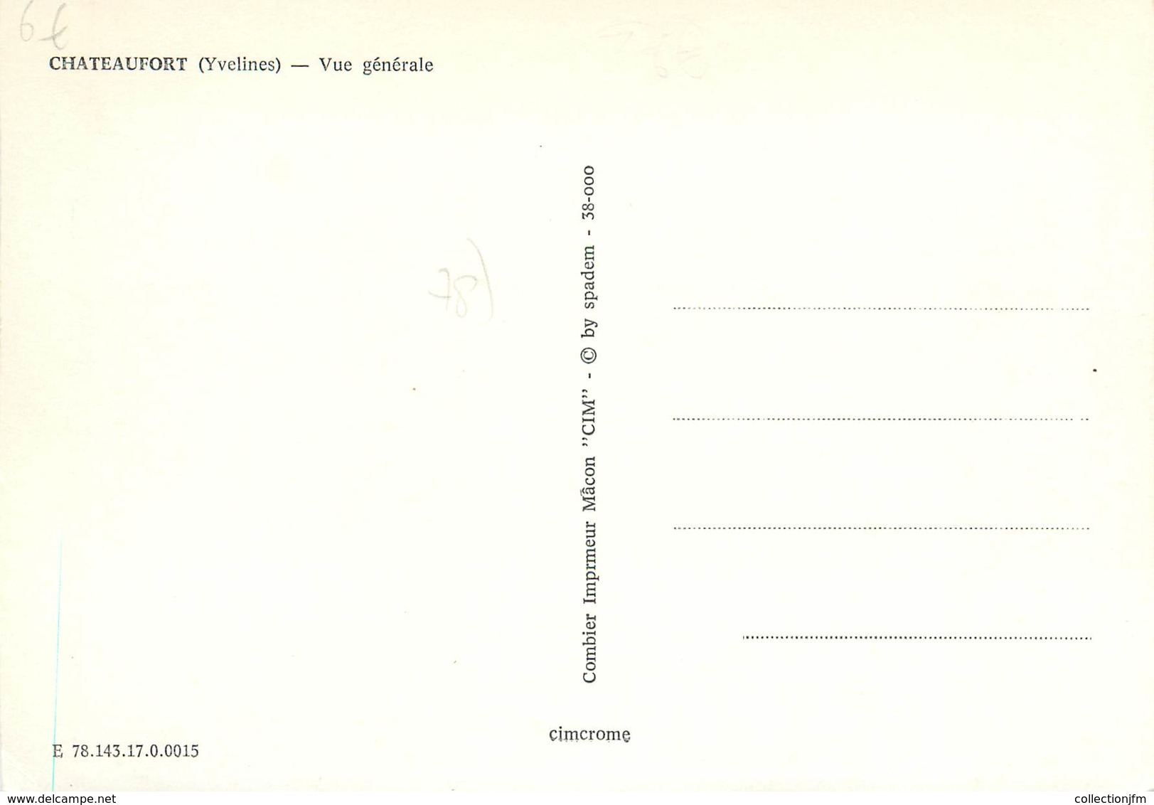 / CPSM FRANCE 78 "Chateaufort, Vue Générale" - Autres & Non Classés