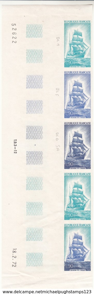 France / Ships / Stamp Proofs - Other & Unclassified