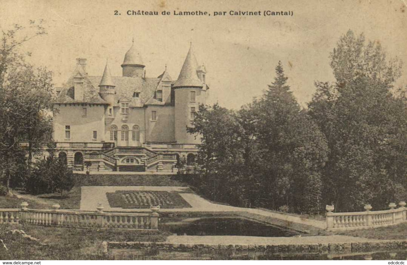 Chateau De Lamothe Par Calvinet (Cantal) RV - Autres & Non Classés