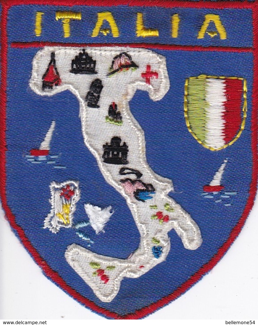 ECUSSON ITALIA - TISSU BRODE  - Dimension: 5CMS X 6CMS - Patches