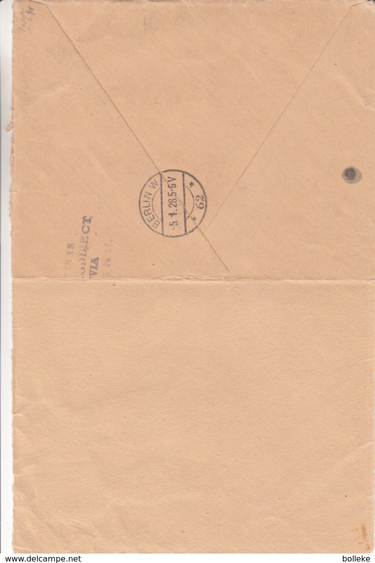 Lettonie - Lettre Recom De 1928 - Oblit Riga - Exp Vers Berlin - Latvia