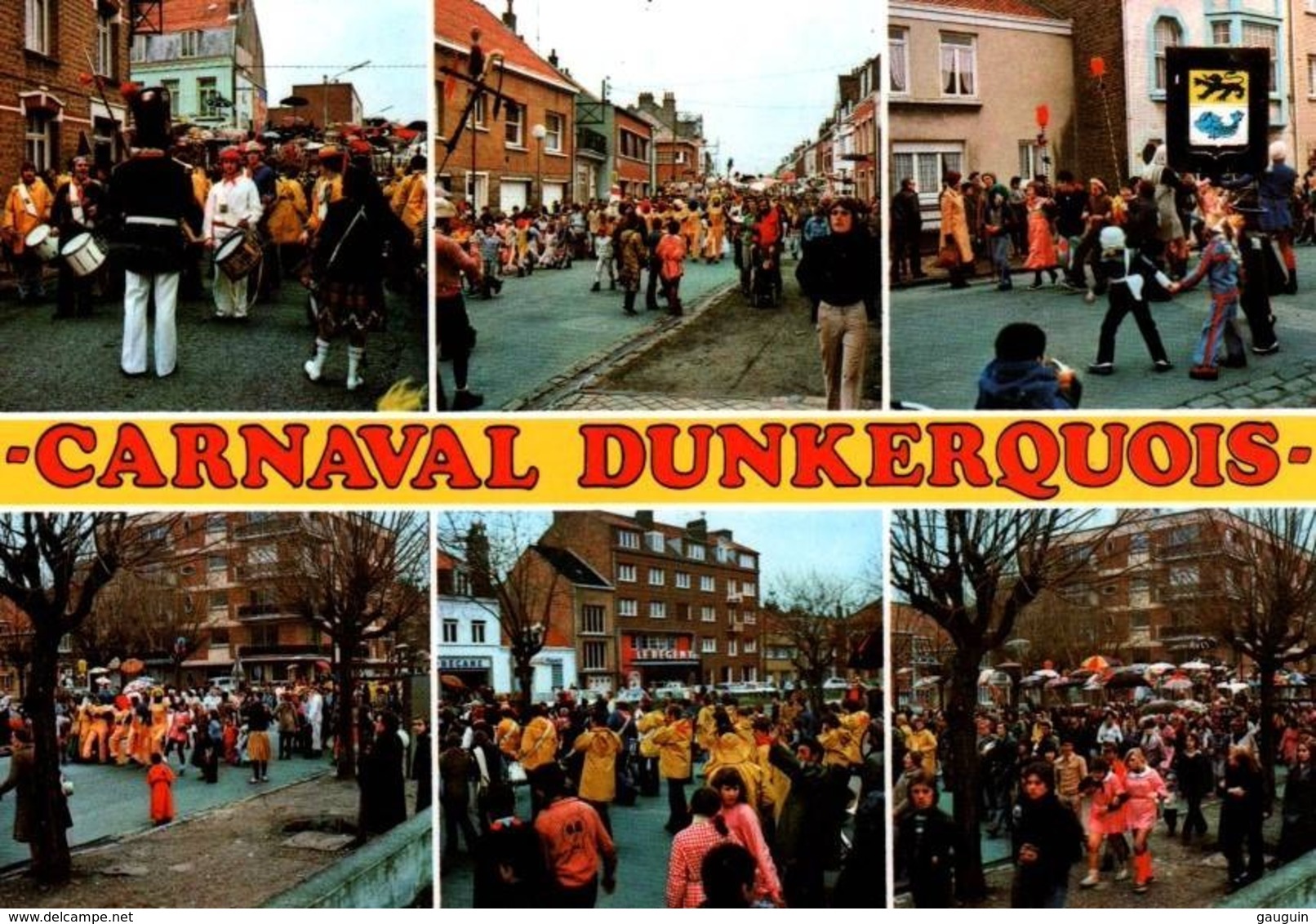 CPM - DUNKERQUE - CARNAVAL - Le Célèbre "VISSCHER BENDE" ... Multivues - Dunkerque