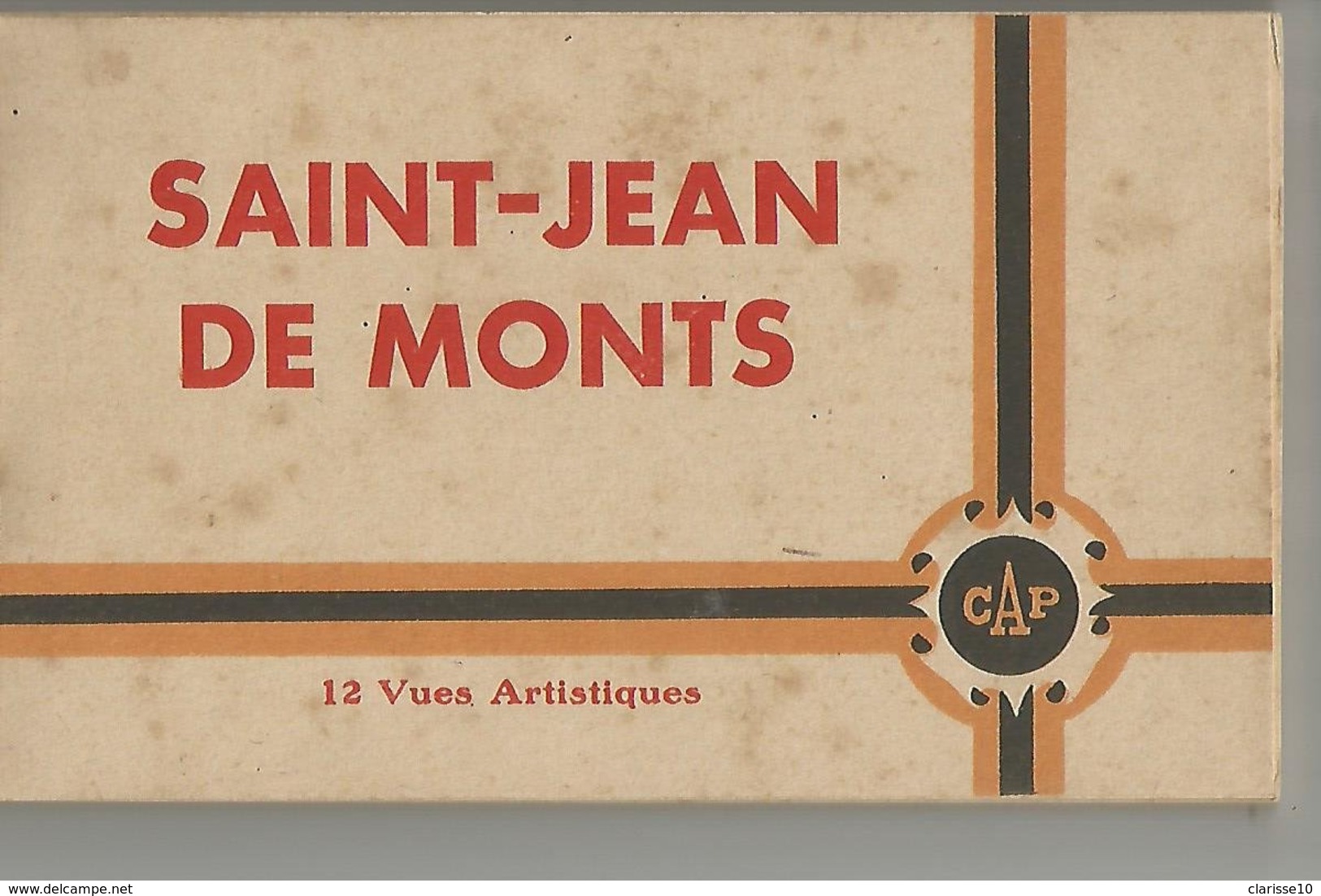 85 Saint Jean De Monts Carnet De 11 Vues - Saint Jean De Monts