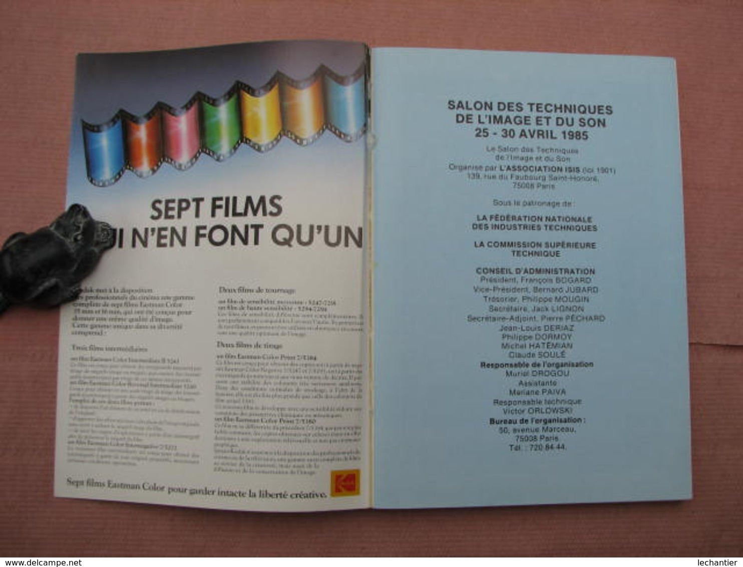 Catalogue SALON Des Techniques De L'IMAGE  S.A.T.I.S. 1985 - Apparatus