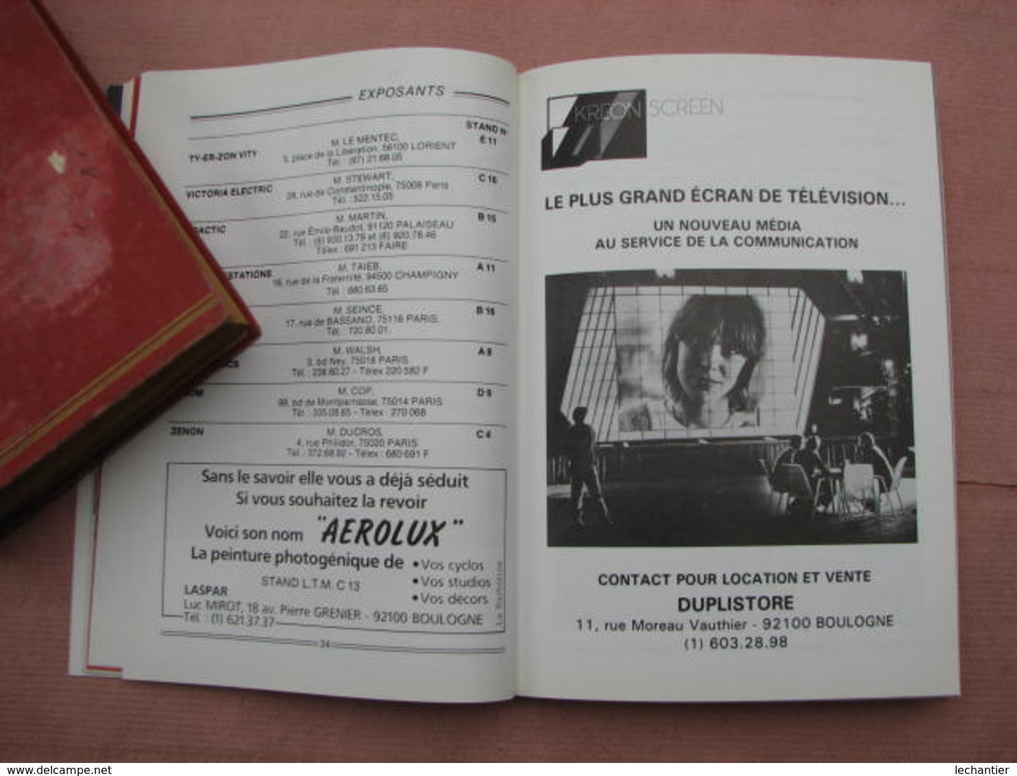 Catalogue SALON Des Techniques De L'IMAGE  S.A.T.I.S. 1985 - Apparatus