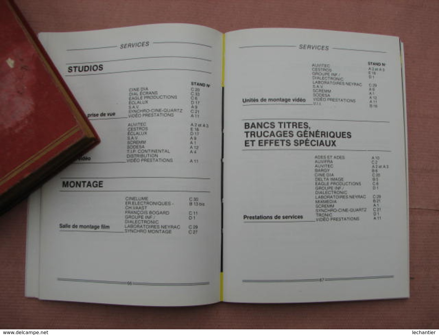 Catalogue SALON des Techniques de l'IMAGE  S.A.T.I.S. 1985