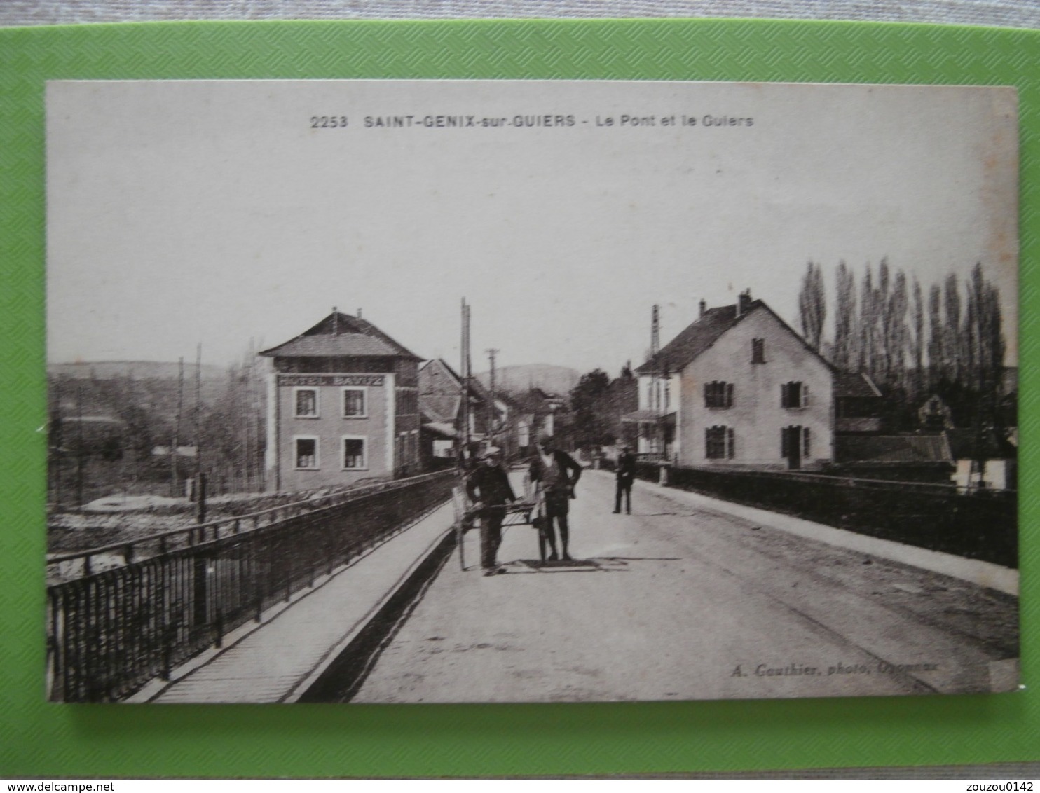 CPA De SAINT-GENIX-sur-GUIERS - Le Pont Et Le Guiers, N° 2253 - Other & Unclassified