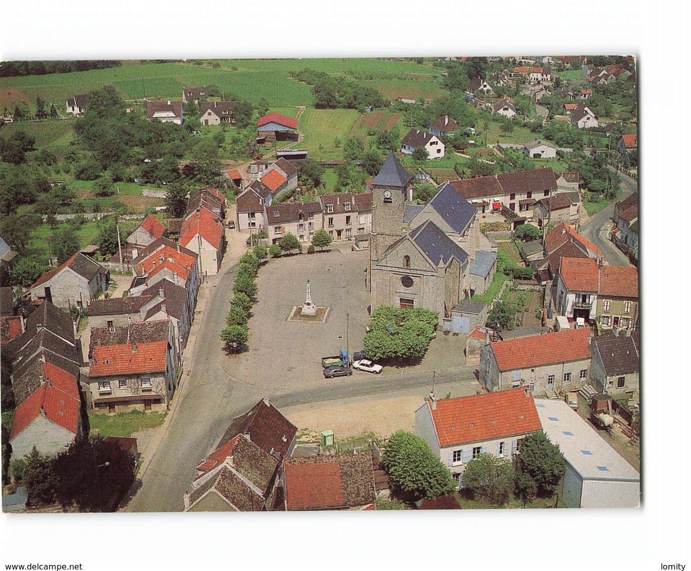 77 Nanteuil Les Meaux Eglise Vue Aerienne CPM - Altri & Non Classificati