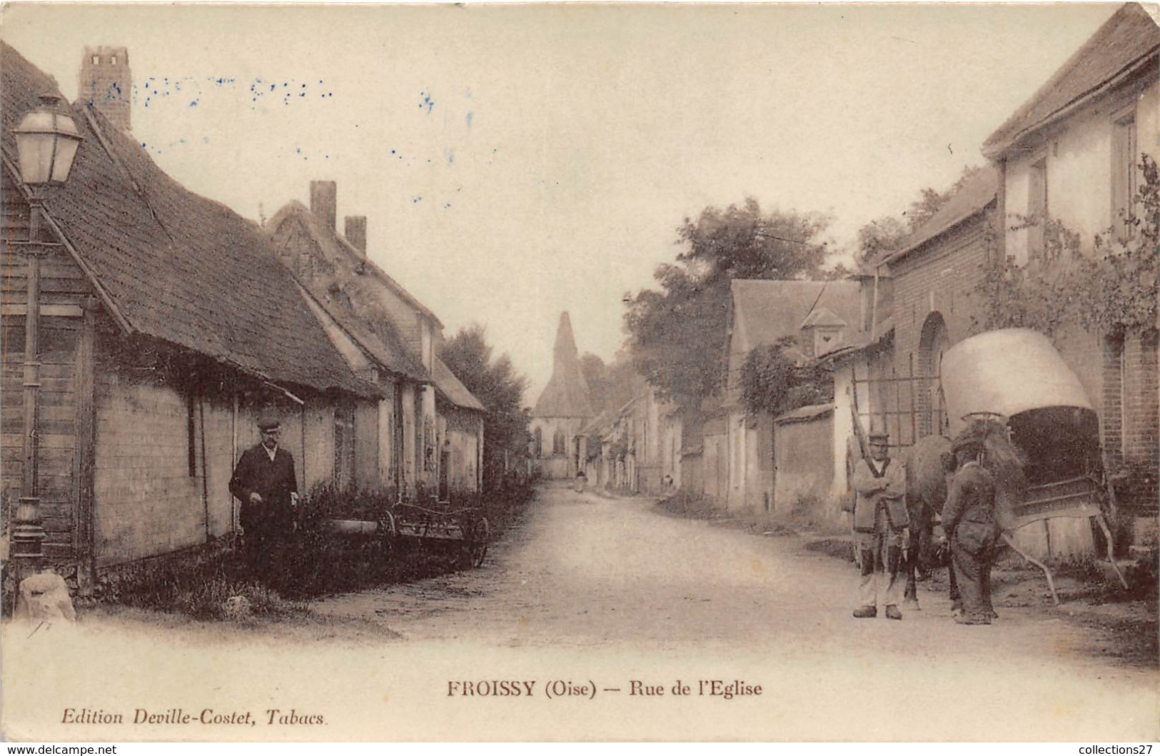 60-FROISSY-RUE DE L'EGLISE - Froissy