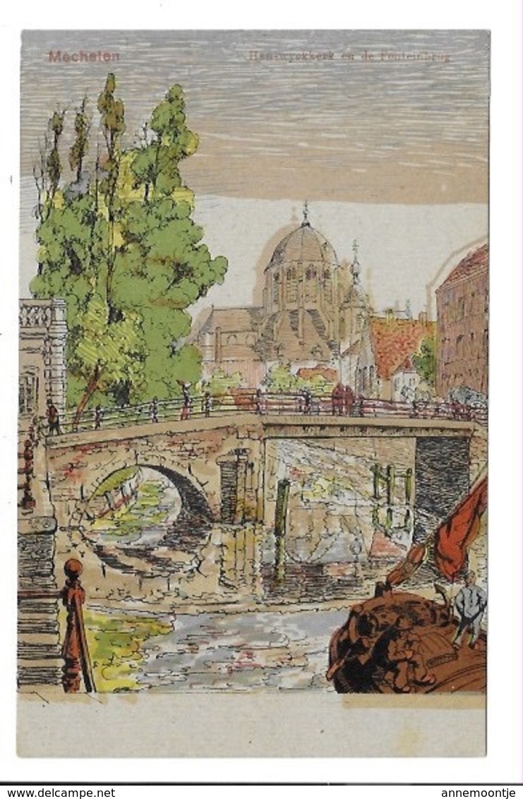 Alfred Ost - Mechelen - Hanswyckkerk En De Fonteinbrug. - Mechelen