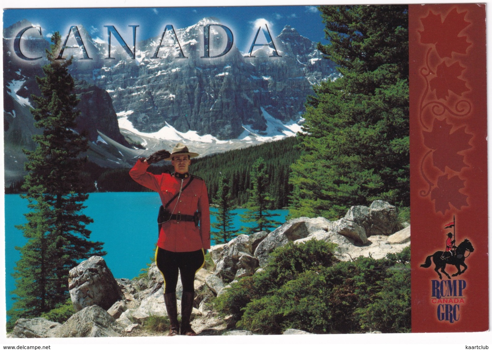 RCMP GRC - The Canadian Rockies - Royal Canadian Mounted Police / Gendarmerie Royale Du Canada - Jasper