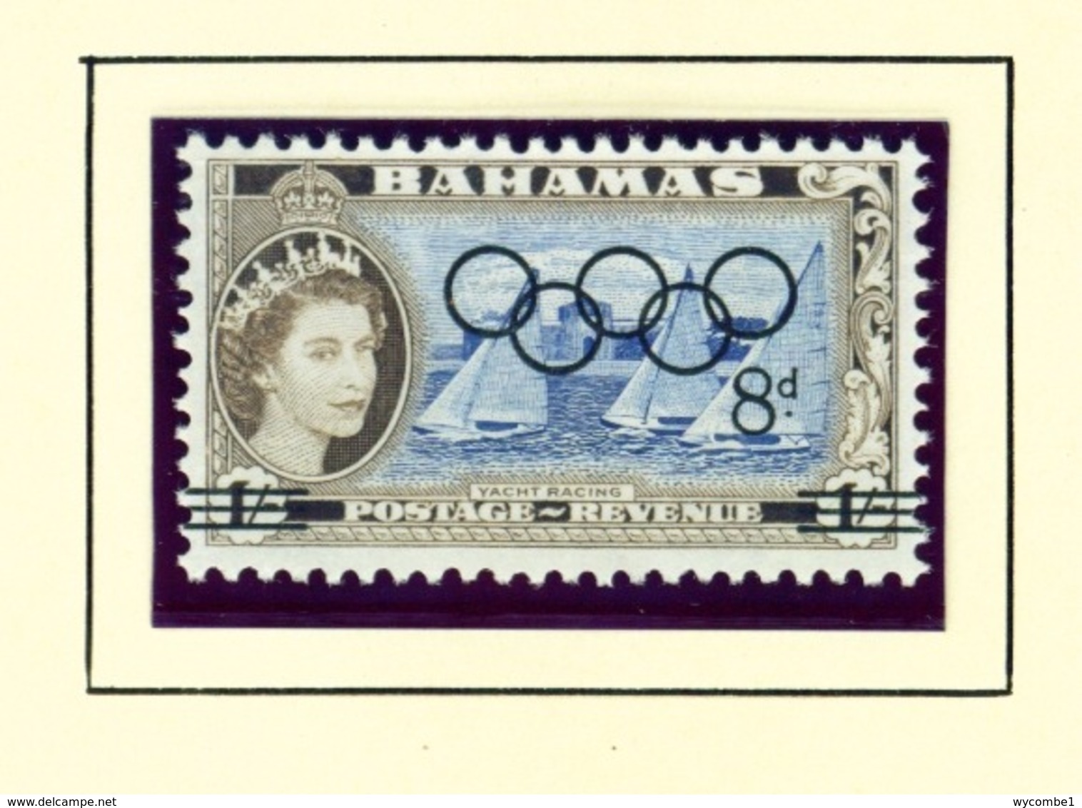 BAHAMAS  -  1964 Olympic Games 8d On 1s Unmounted/Never Hinged Mint - 1963-1973 Autonomie Interne