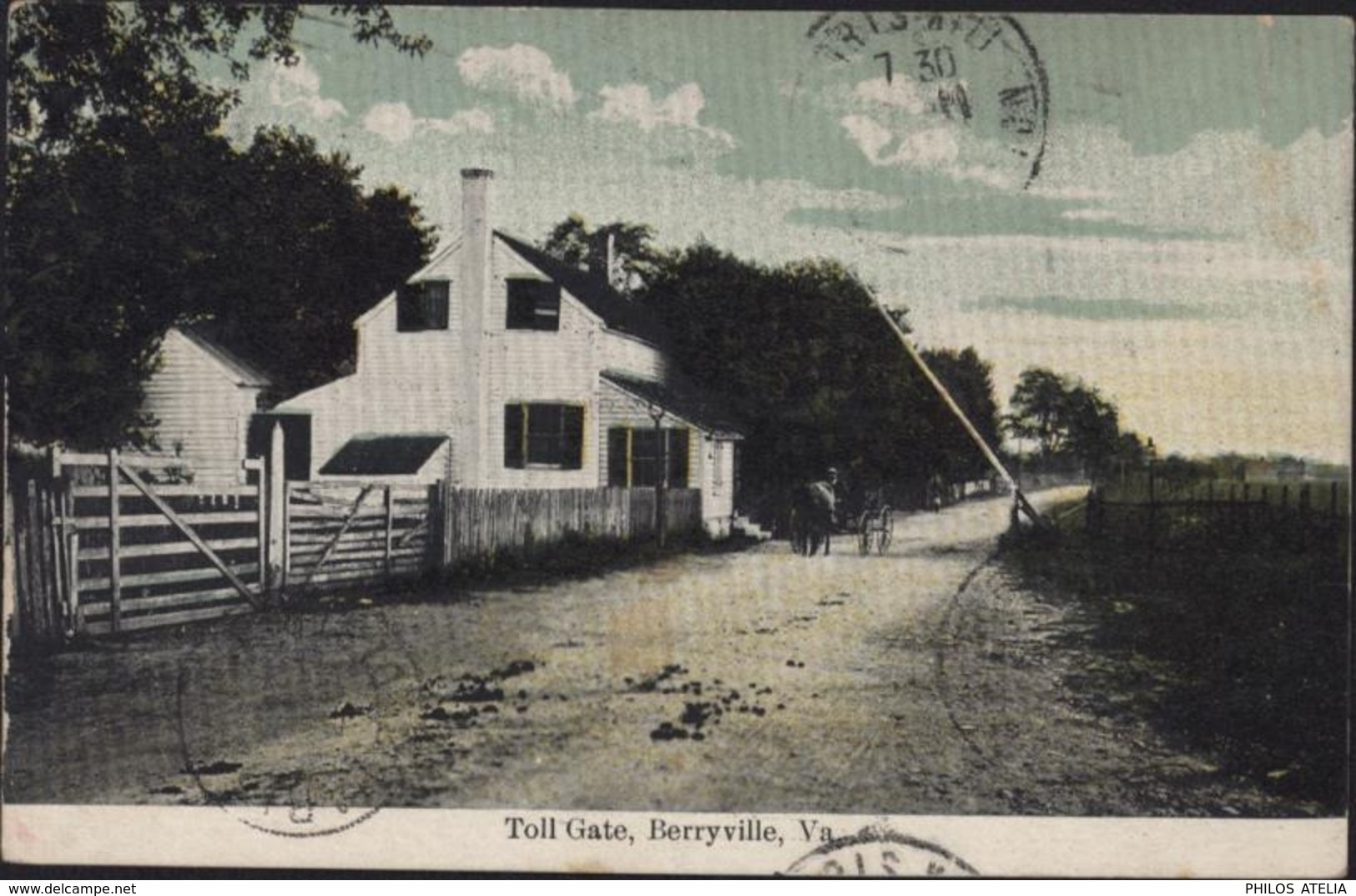 CPA USA U.S.A. Toll Gate Berryville Va CAD 1912 - Sonstige & Ohne Zuordnung