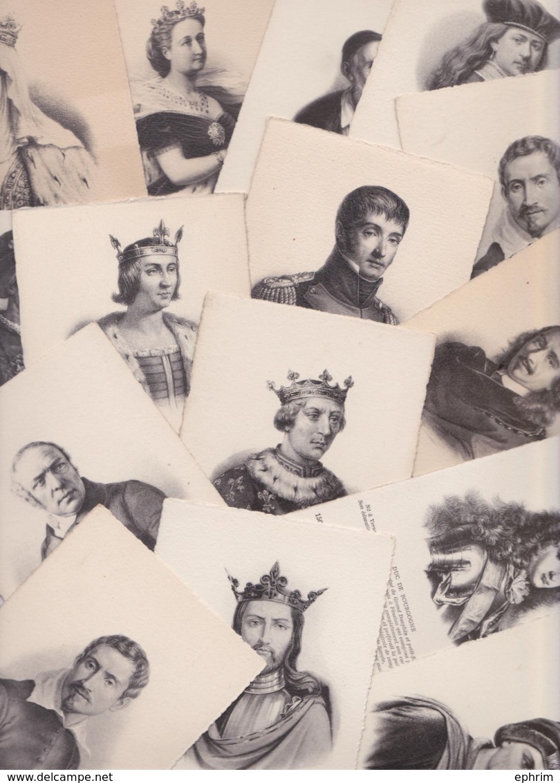 Histoire De France Et Personnages Célèbres - Beau Lot De 120 Cartes Postales Anciennes ND Neurdein Roi Et Reine - Histoire