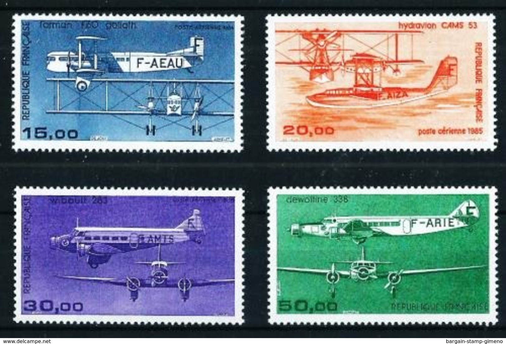 Francia Nº A-57/60 (año 1984-1987) Nuevo - 1960-.... Mint/hinged