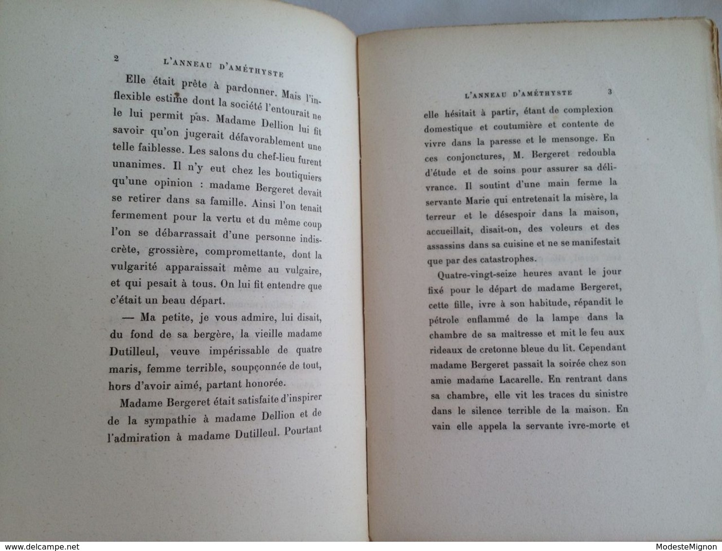 L'anneau d'améthyste. Histoire contemporaine d'Anatole France. Calmann-Lévy 1924