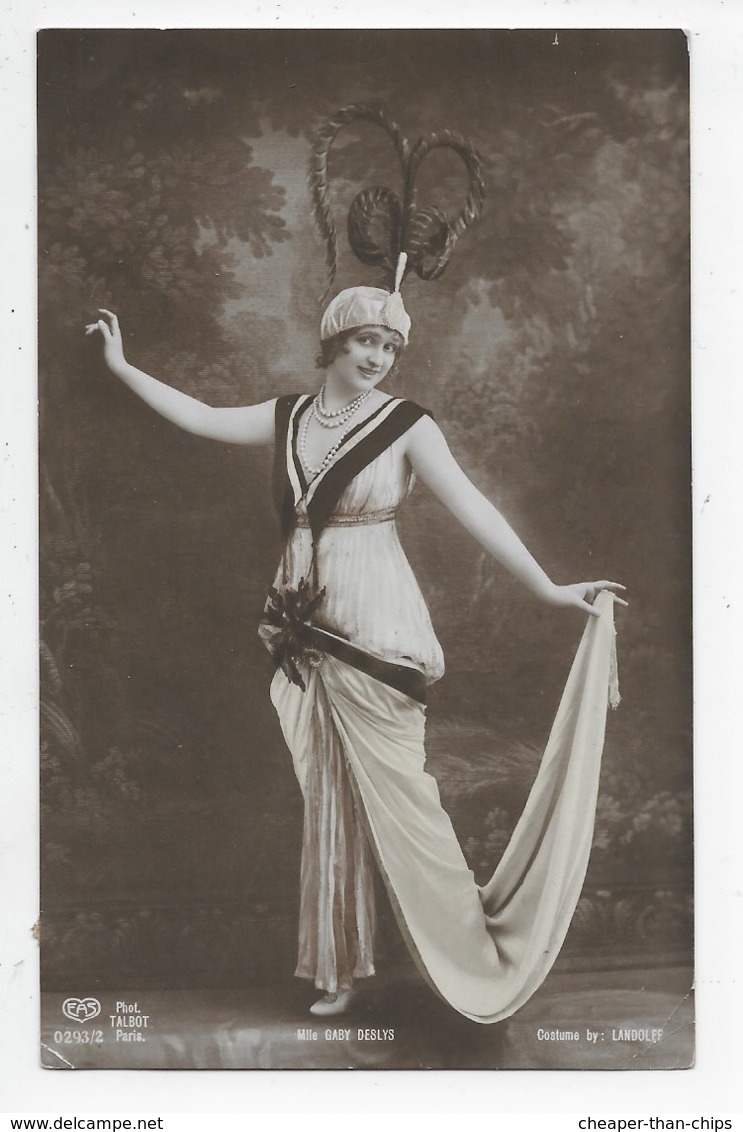 Mlle Gaby Deslys - Photo Talbot - Costume By Landolff - Fashion