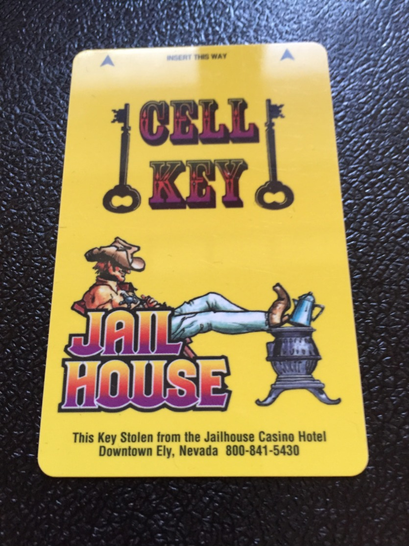 Hotelkarte Room Key Keycard Clef De Hotel Tarjeta Hotel  JAIL HOUSE ELY - Ohne Zuordnung