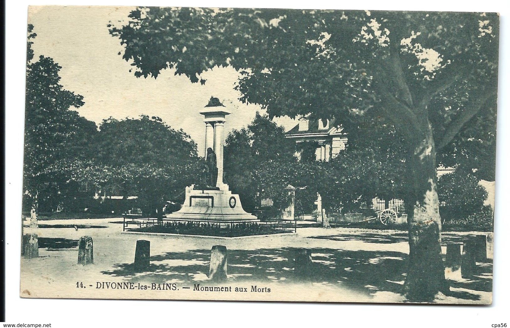 DIVONNE - Monument Aux Morts  (Fauraz éditeur) - Divonne Les Bains