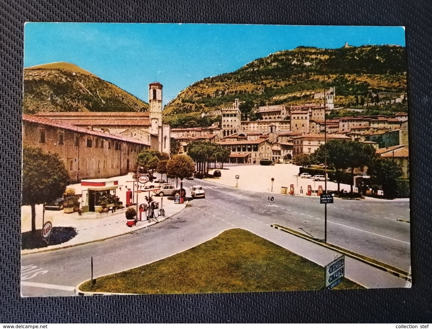 CARTOLINA ANTICA-GUBBIO-PERUGIA-PIAZZA 40 MARTIRI-'900 - Altri & Non Classificati