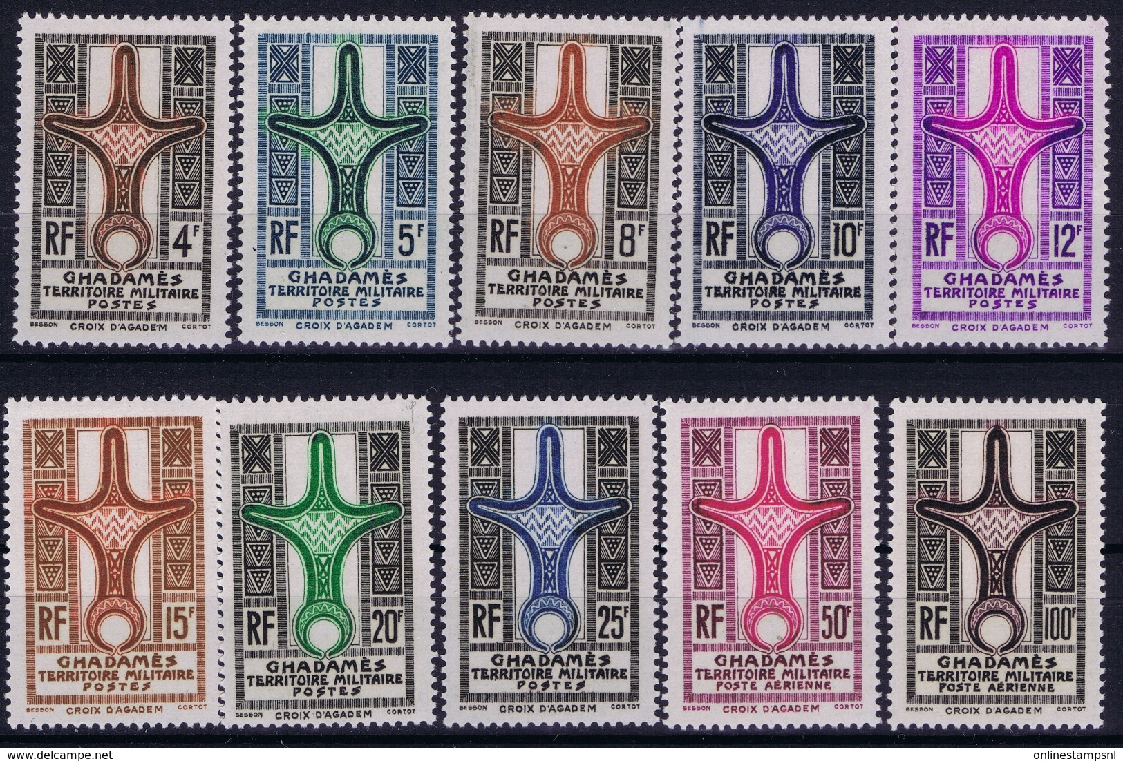 Ghadames Yv 1 - 8 + AE 1 + 2  Postfrisch/neuf Sans Charniere /MNH/** - Neufs