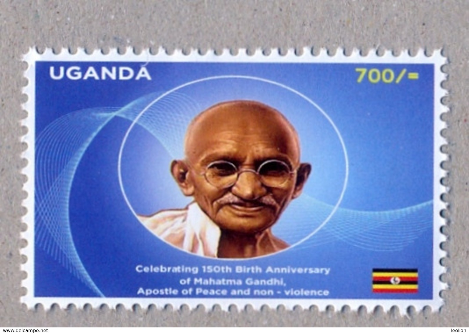 UGANDA 2019 New Stamp Issue GANDHI Birth Anniversary OUGANDA - Oeganda (1962-...)