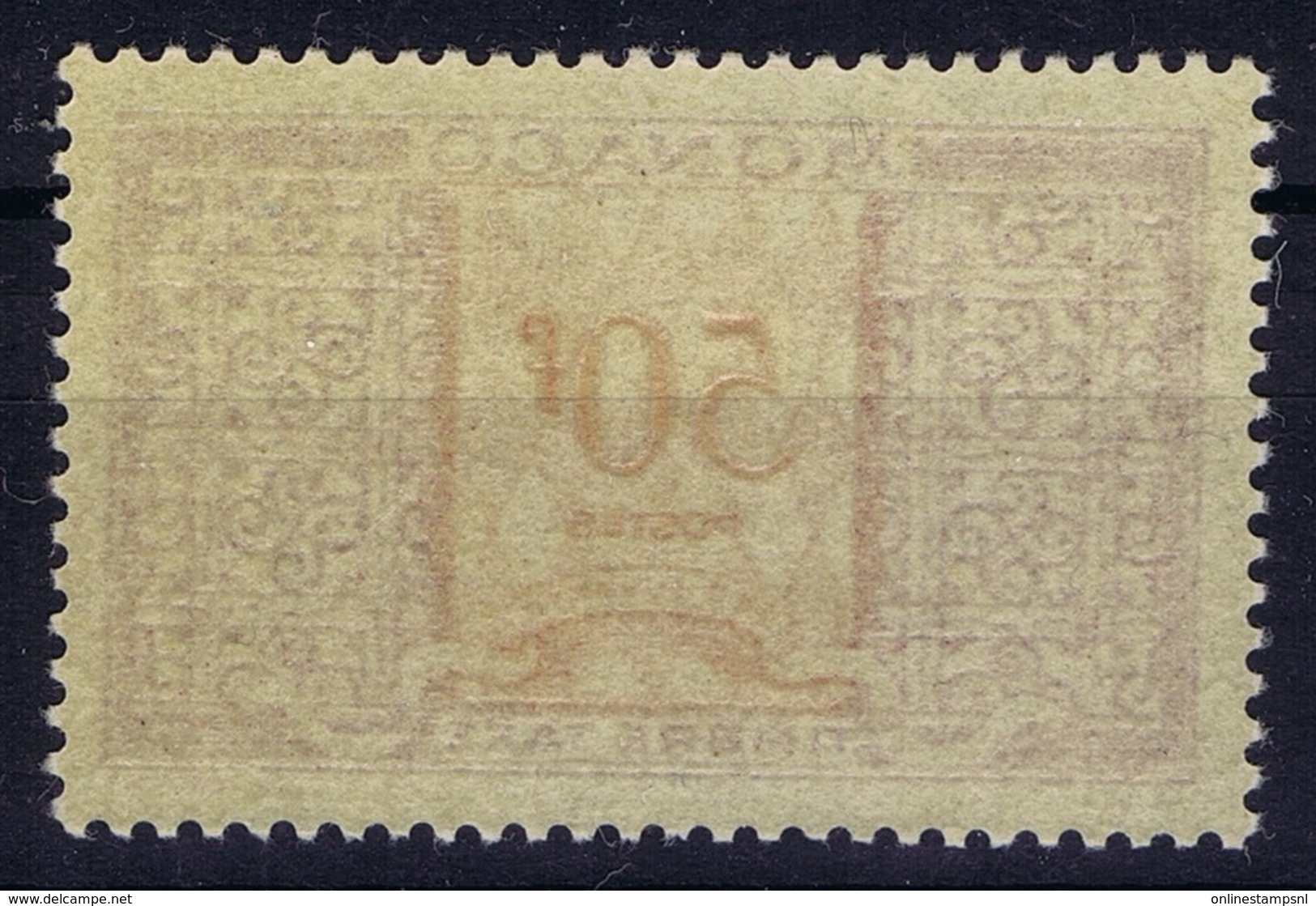 Monaco Mi 39 Timbre Tax   Postfrisch/neuf Sans Charniere /MNH/** 1950 - Taxe