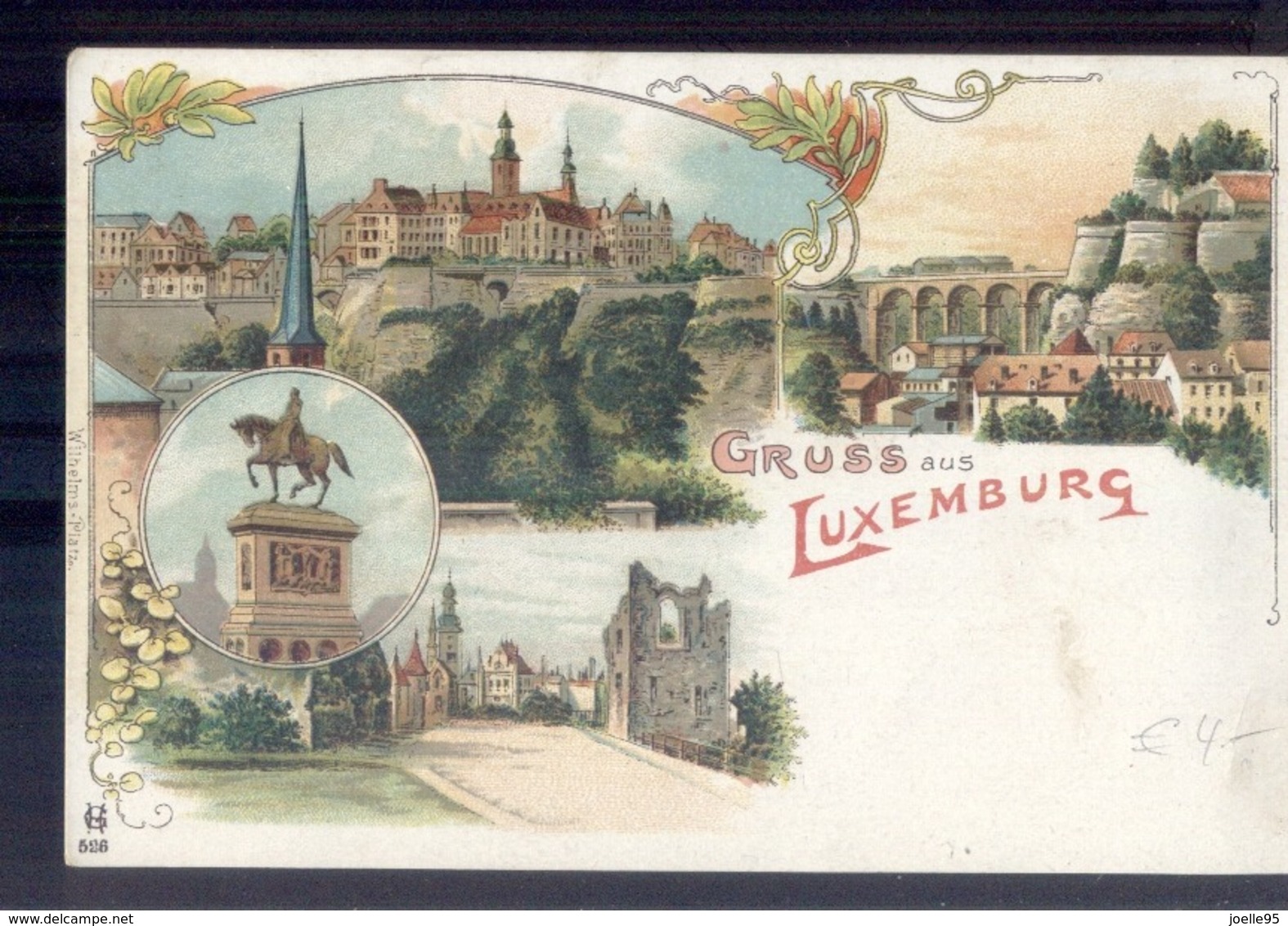 Luxembourg Luxemburg - Litho - 1900 - Other & Unclassified