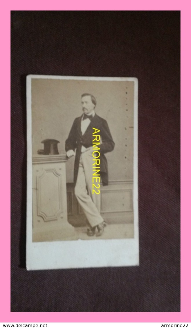 PHOTO CDV PORTRAIT D Un Homme     Photo De  Gallas -aine à CHARTRES - Antiche (ante 1900)