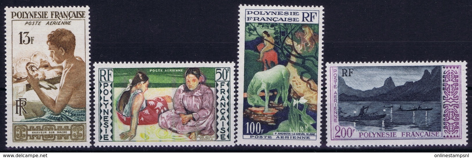 Polynesie Francaise Yv 1 - 4 AE   Postfrisch/neuf Sans Charniere /MNH/** - Nuevos