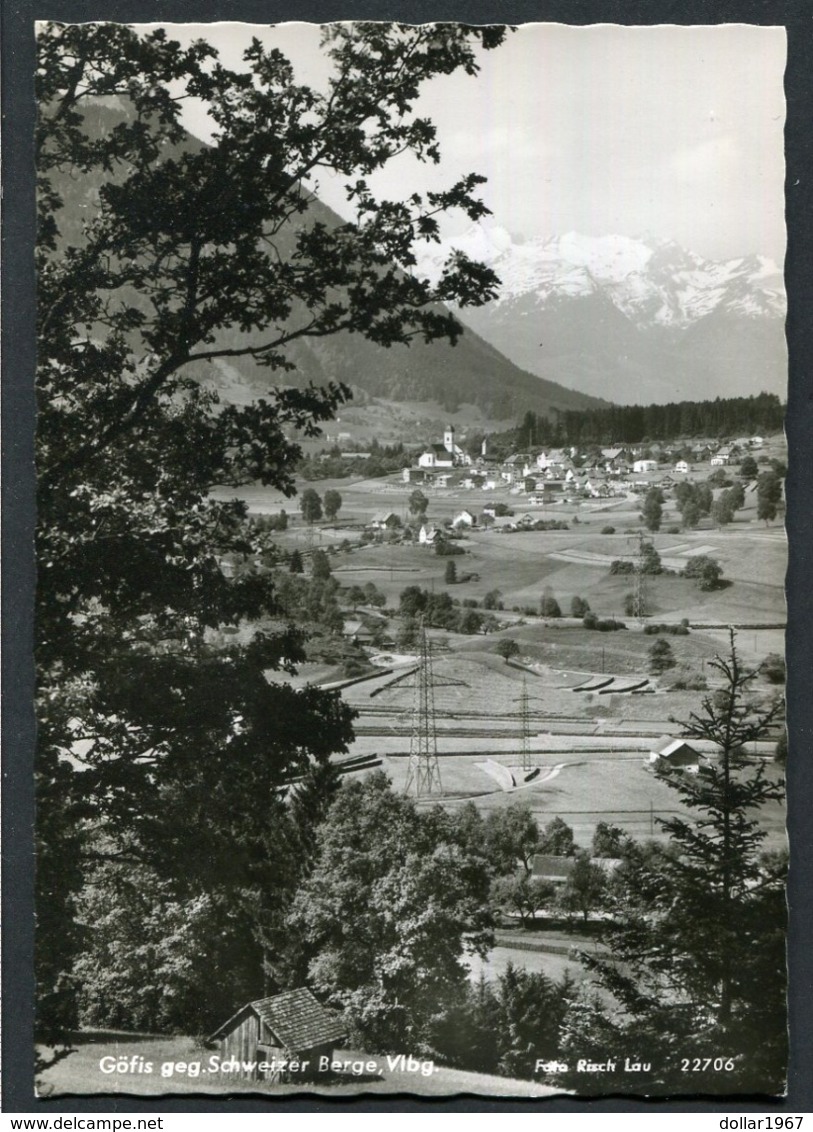 Göfis - Vorarlberg - District Feldkirch..  - NOT Used - See The 2 Scans For Condition. ( Originalscan !! ) - Feldkirch