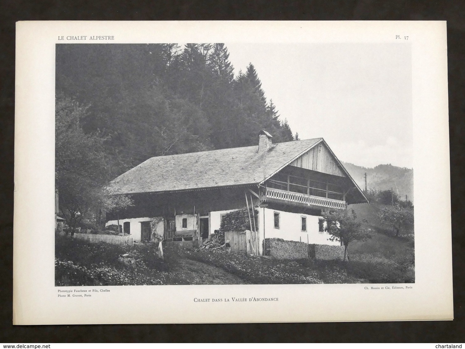 Architettura Montana - J. Gauthier  - Le chalet alpestre - 1^ ed. 1934 - RARO