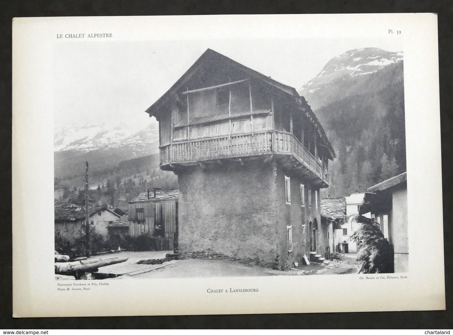 Architettura Montana - J. Gauthier  - Le chalet alpestre - 1^ ed. 1934 - RARO