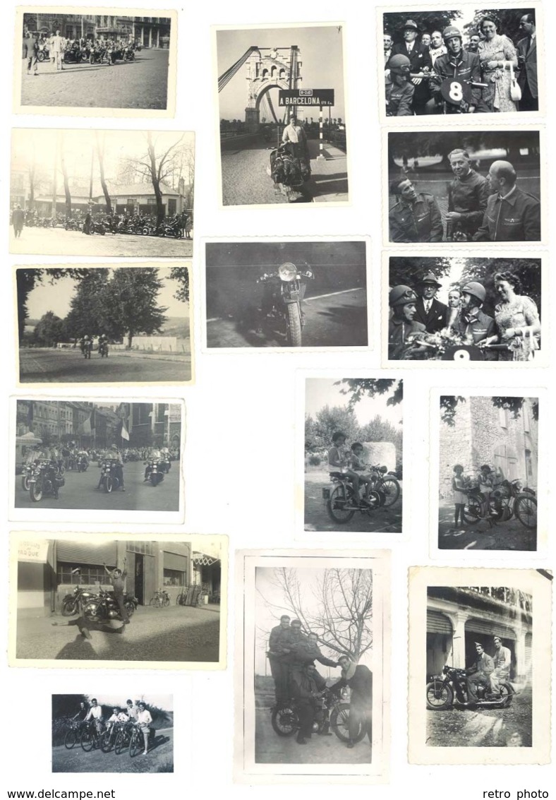 Lot 28 Photos Dont Courses, Belgique Et Divers - Automobiles