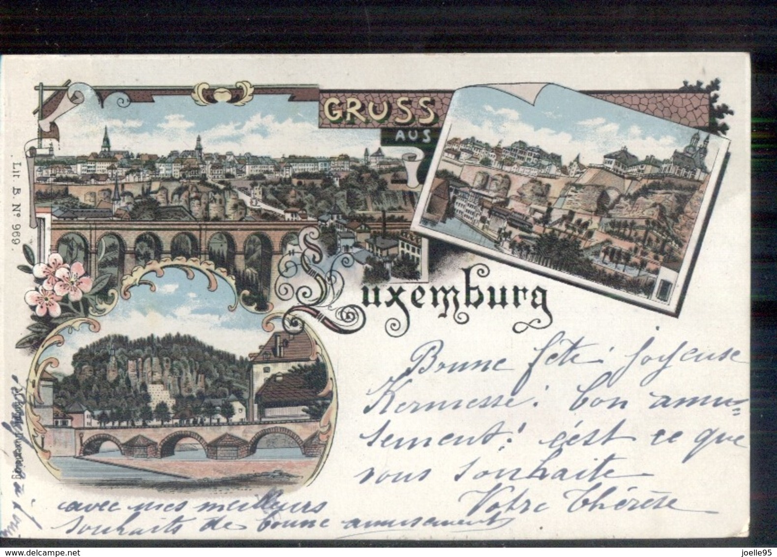 Luxembourg Luxemburg -  Litho - 1898 - Other & Unclassified