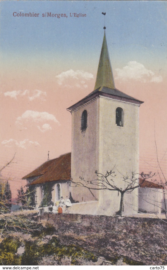 Suisse - Colombier-sur-Morges - Eglise - Postmarked 1948 - Colombier