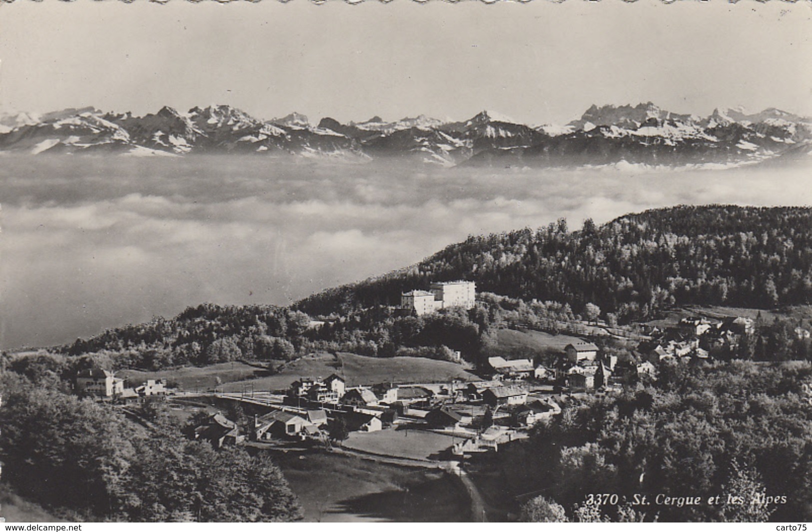 Suisse - Saint-Cergue - Panorama - 1953 - Saint-Cergue