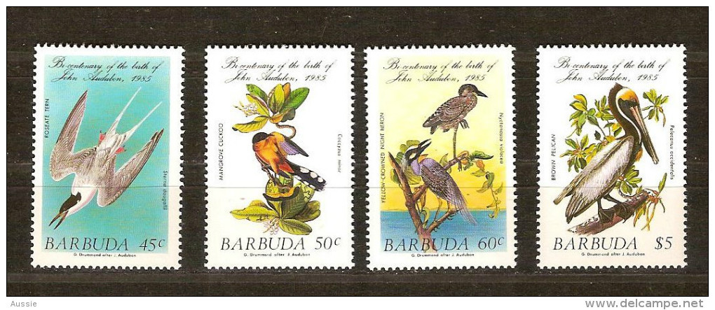 Barbuda 1985  Yvertn° 741-44 *** MNH Cote 8,25 Euro Faune Oiseaux Vogels Birds - Antigua Und Barbuda (1981-...)