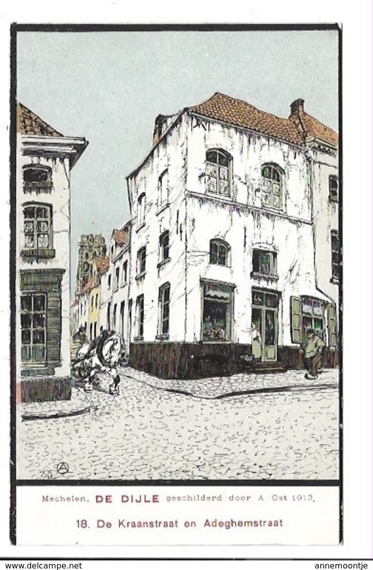 Alfred Ost - Mechelen - De Dijle N°18...... - Mechelen