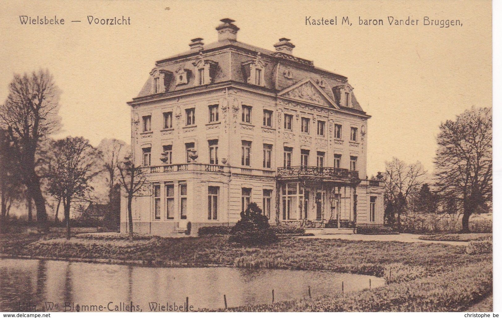 Wielsbeke, Voorzicht, Kasteel M Baron Van Der Bruggen (pk61744) - Wielsbeke