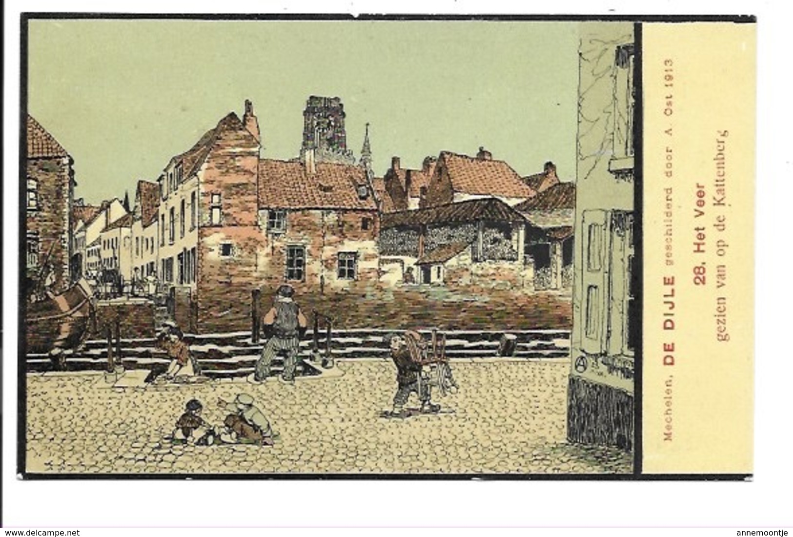 Alfred Ost - Mechelen - De Dijle N°28...... - Mechelen