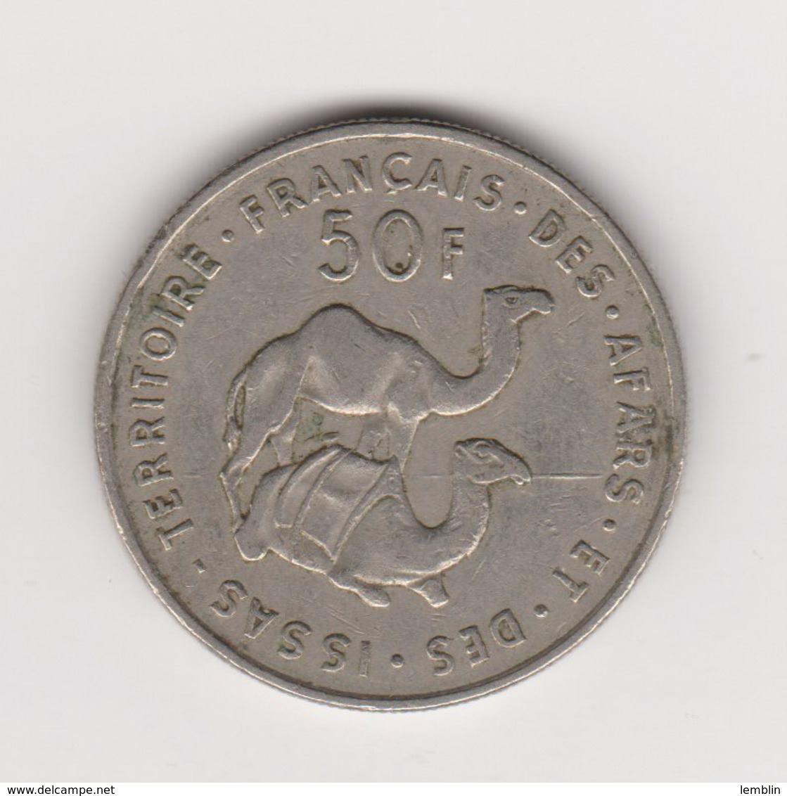 50 FRANCS TERRITOIRE DES AFARS ET ISSAS 1975 - Djibouti