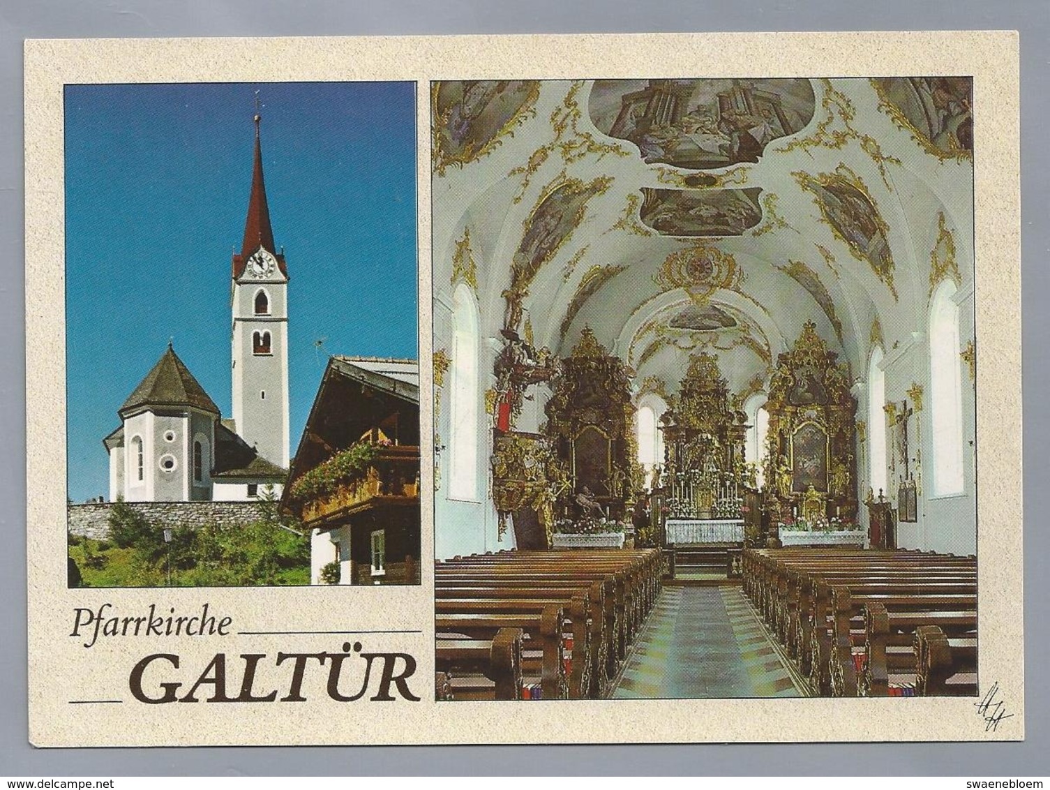 AT.- GALTÜR. Pfarrkirche Zur Maria Geburt. Tirol. Österreich. - Galtür