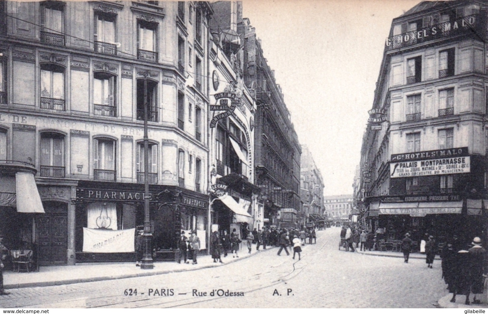 75 - PARIS 14- Rue D Odessa - Pharmacie - Cinema Du Palais Montparnasse - Arrondissement: 14
