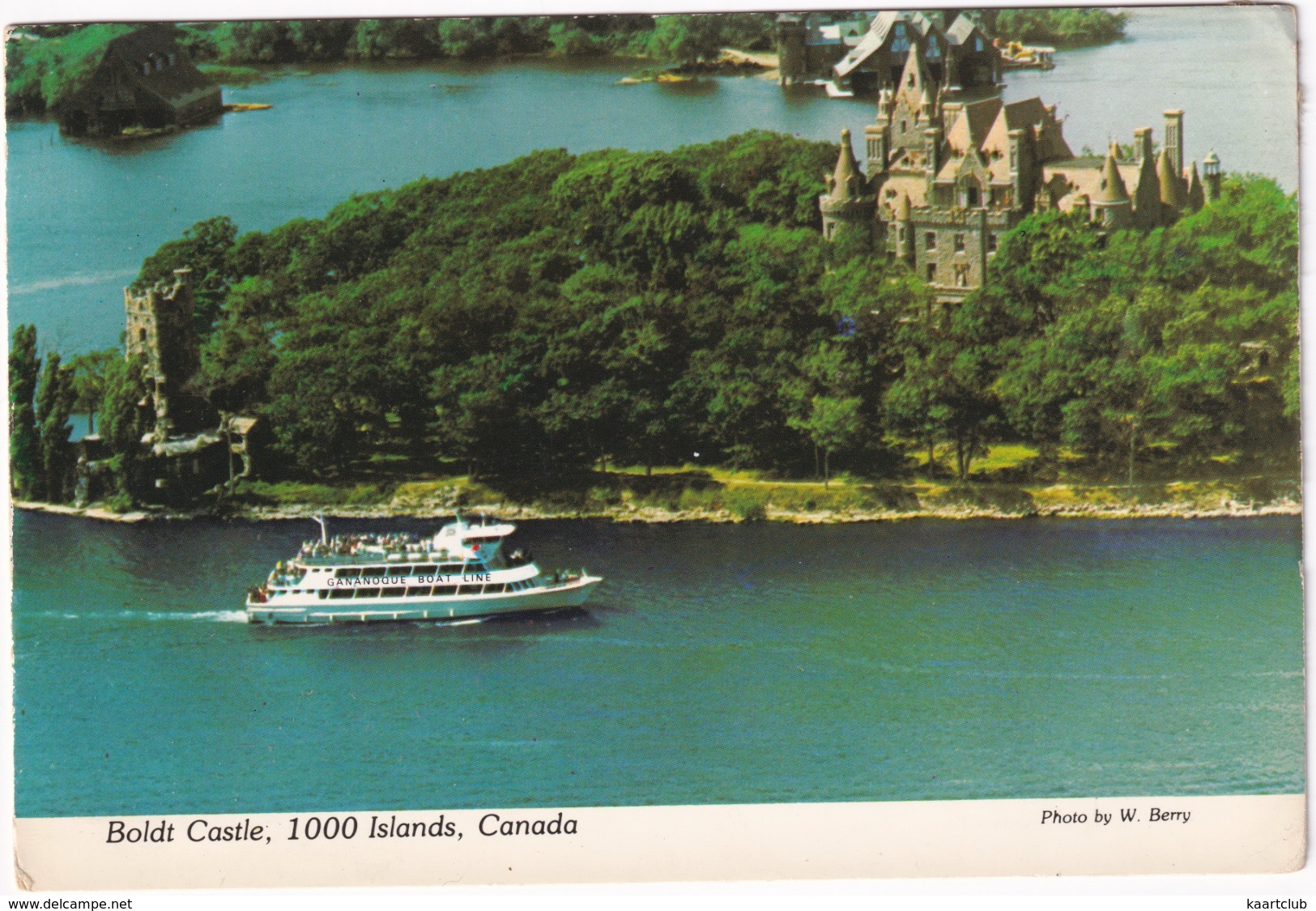 Boldt Castle, 1000 Islands - Tour Boat 'Ganaoque Boat Line' - St. Lawrence Seeway - (Canada) - Gananoque