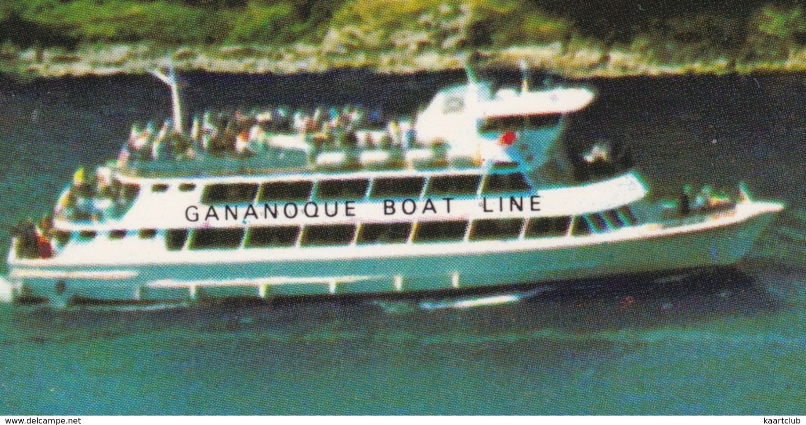 Boldt Castle, 1000 Islands - Tour Boat 'Ganaoque Boat Line' - St. Lawrence Seeway - (Canada) - Gananoque