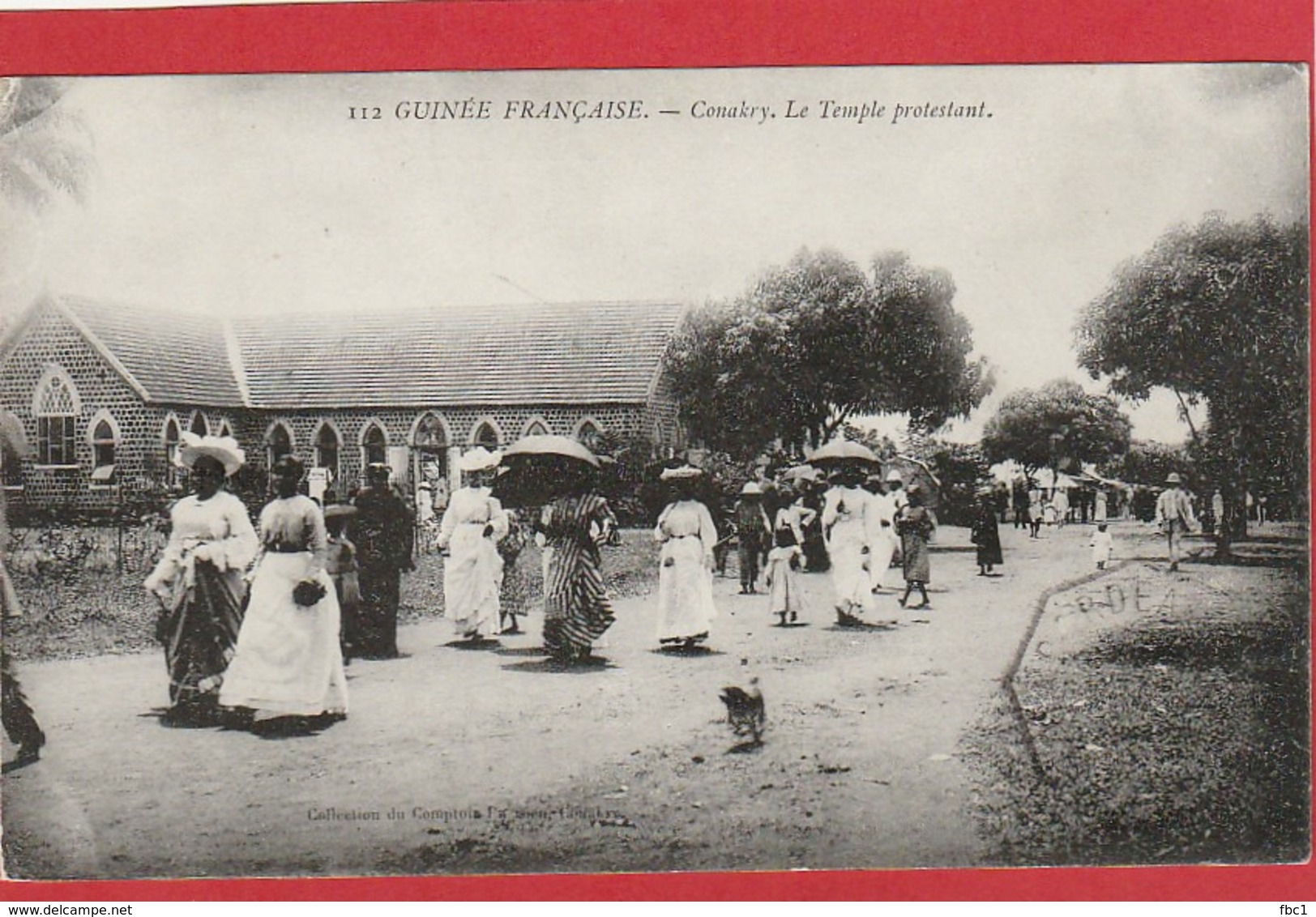 CPA: Guinée Française - Conakry - Le Temple Protestant - Guinée Française